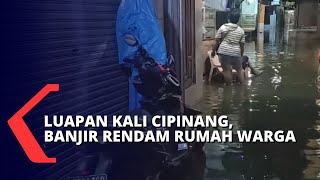 Banjir Rendam Permukiman Warga di Halim Perdanakusuma