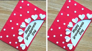 Grandparent's day card making handmade/ Easy and beautiful card for grandparent's day