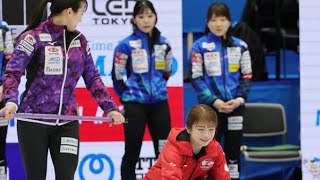 【カーリング】秋元真夏“始球式”大成功　ロコ藤沢五月と笑顔でハイタッチ…過去にハプニングも