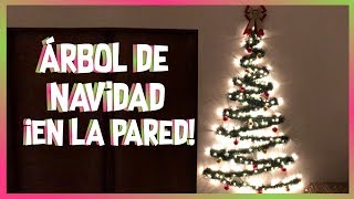 🎄 ÁRBOL de NAVIDAD en la PARED (Adornos NAVIDEÑOS) CHRISTMAS TREE decorations