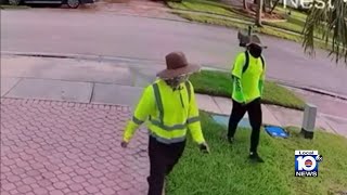 Burglars dress up as workers in Broward