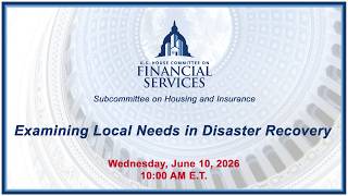 Examining Local Needs in Disaster Recovery (EventID=119373)