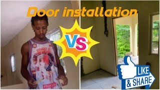 Door installation went wrong | I almost blind