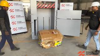 Paper Scrap Baling Press Machine || Carton || Plastic || Vertical Press Machine