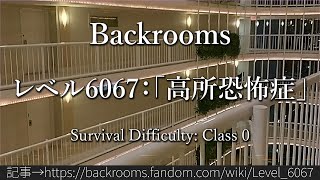 30秒でわかるBackrooms レベル6067：「高所恐怖症」