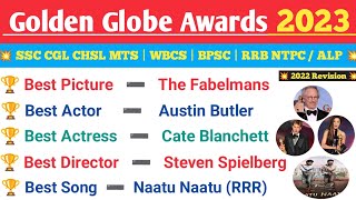 | Golden Globe Awards 2023 | Golden Globes 2023 | Naatu Naatu | Current Affairs 2023 | Film Awards