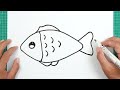 HOW TO DRAW A CUTE FISH