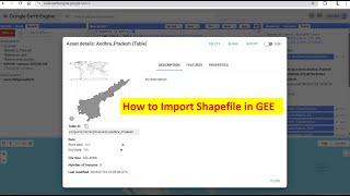 How to Import Shapefile in Google Earth Engine (GEE) | Step-by-Step Tutorial