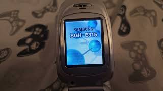 Samsung SGH-E315 (2004) - Startup and Shutdown