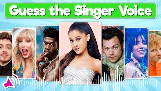 Guess the Singer by the Voice | Celebrity Voice Quiz 🎙