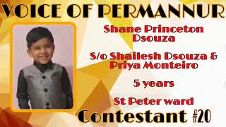 Contestant #20 - Shane Princeton Dsouza