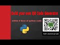 QR code Generator using python: build your own qr code generator using python