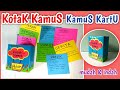 Cara Membuat Kamus Kartu dan Kotak Kamus | Bahasa Indonesia Kurikulum Merdeka | membuat kartu Kata