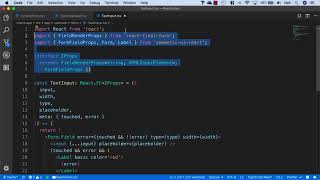 5 Creating a reusable Text Area Input field