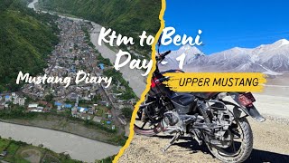 Mustang Ride (Upper Mustang) - Day 1 Ktm to Beni #travel #travelvlog #mustang #uppermustang