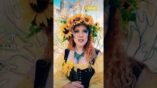 You found a fairy in the Forest! #pov #fairy #fairycore #sunflower