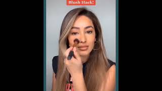 Blush hack makeup tips #makeup #girls #beauty #hacks