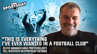 Celtic manager Ange Postecoglou's full interview on Sportsday