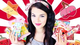 TRYING JAPANESE CANDY | Cherry Wallis