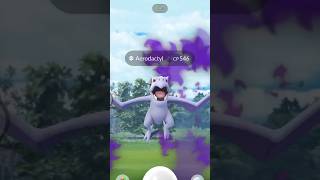 I caught a shadow aerodactyl || #pokemongo #viral