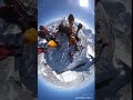 This is a 360° camera view from the top of Mt. Everest!!!