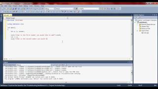 MVCS C++ tutorial 2: basic output, and using integers and addition in your programs!