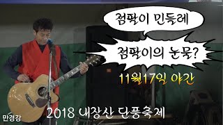 점팔이 민들레 점팔이의 눈물?/2018 내장산 단풍축제 11월17일 야간