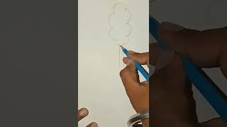 #drawing  how to draw a cotton candy 🍭 drawing #vairalshort