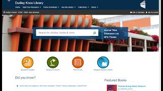 Request Article or Book (Interlibrary Loan)