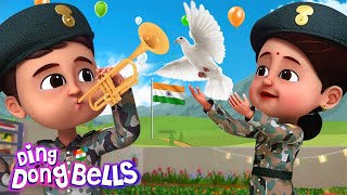 नन्हा मुन्ना राही हूँ | Nanha Munna Rahi Hoon | Patriotic Hindi Rhyme for Kids | Ding Dong Bells