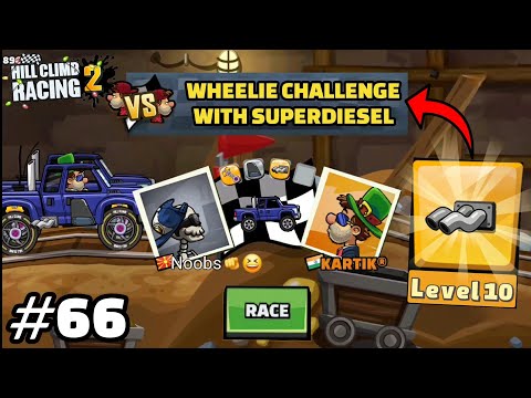 WHEELIE CON SUPERDIESEL EN DESAFÍOS FUNCIONALES – Hill Climb Racing 2