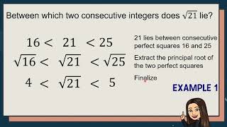 Finding Between which Consecutive Integers does Square Root Lies