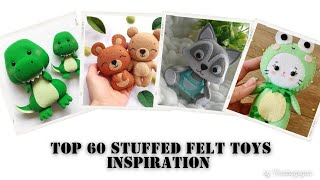 Top 50 cute stuffed felt toys inspiration, felt toys, cute felt toys inspiration, cute toys ideas