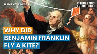 Benjamin Franklin and his kite