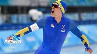Nils van der Poel's stunning Olympic record wins 5000m gold | Winter Olympics 2022 | NBC Sports