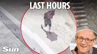 New CCTV shows Dr Michael Mosley on tragic final walk 2 hours before he died from ‘heat exhaustion’