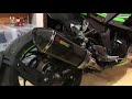 คลิปเสียงท่อ อคา 18 นิ้ว คาร์บอนแท้ทั้งใบ ใส่กับ ninja300 by megazord