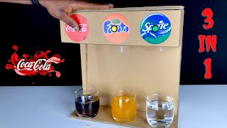 How to Make Coca Cola Soda Fountain Machine | Cardboard DIY project