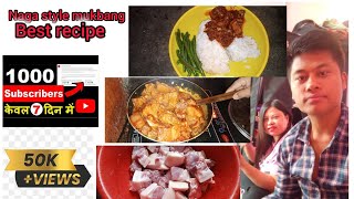 latest vlogs videos naga style pork curry 😨 meet authentic naga style recipe #viralvideo