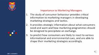 Consumer Behaviour Unit 1 Session 5