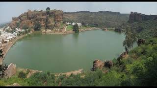 Agastya Lake at Badmi, Karnataka, India #templesofancientindia