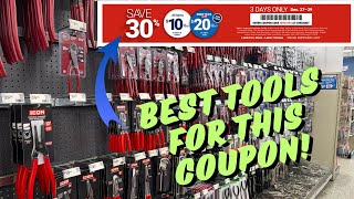 BEST TOOL DEALS $20 OR LESS AT HARBOR FREIGHT FOR THE 30% OFF COUPON!