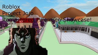 Pillar Man And Vampire Showcase Roblox Project Jojo