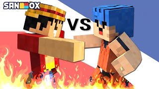 토리코 vs 원피스 악마의열매능력자 [캐릭터 배틀 #단편] 마인크래프트 Minecraft - [램램]