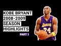 Kobe Bryant 2008-2009 Season Highlights | BEST SEASON (Part 1)