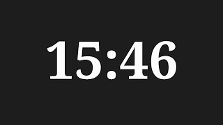 15 Minutes 46 Seconds Countdown Timer
