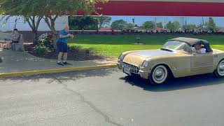 1953 Corvette (VIN 001 6/30/1953)  This is the 1st video in 70 years.  Original stock engine audio.