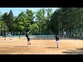 ソフトテニス　ウィナー杯　桃野・布田 岩沼stc a vs 宮城教員クラブ