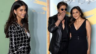 SRK And Daughter Suhana khan At The Red Carpet Of The Exclusive Preview Night Of Nmacc Arts Café 😍