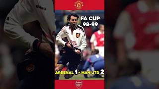 Arsenal v Man United 1-2 | FA Cup semi-final 1998 – 1999